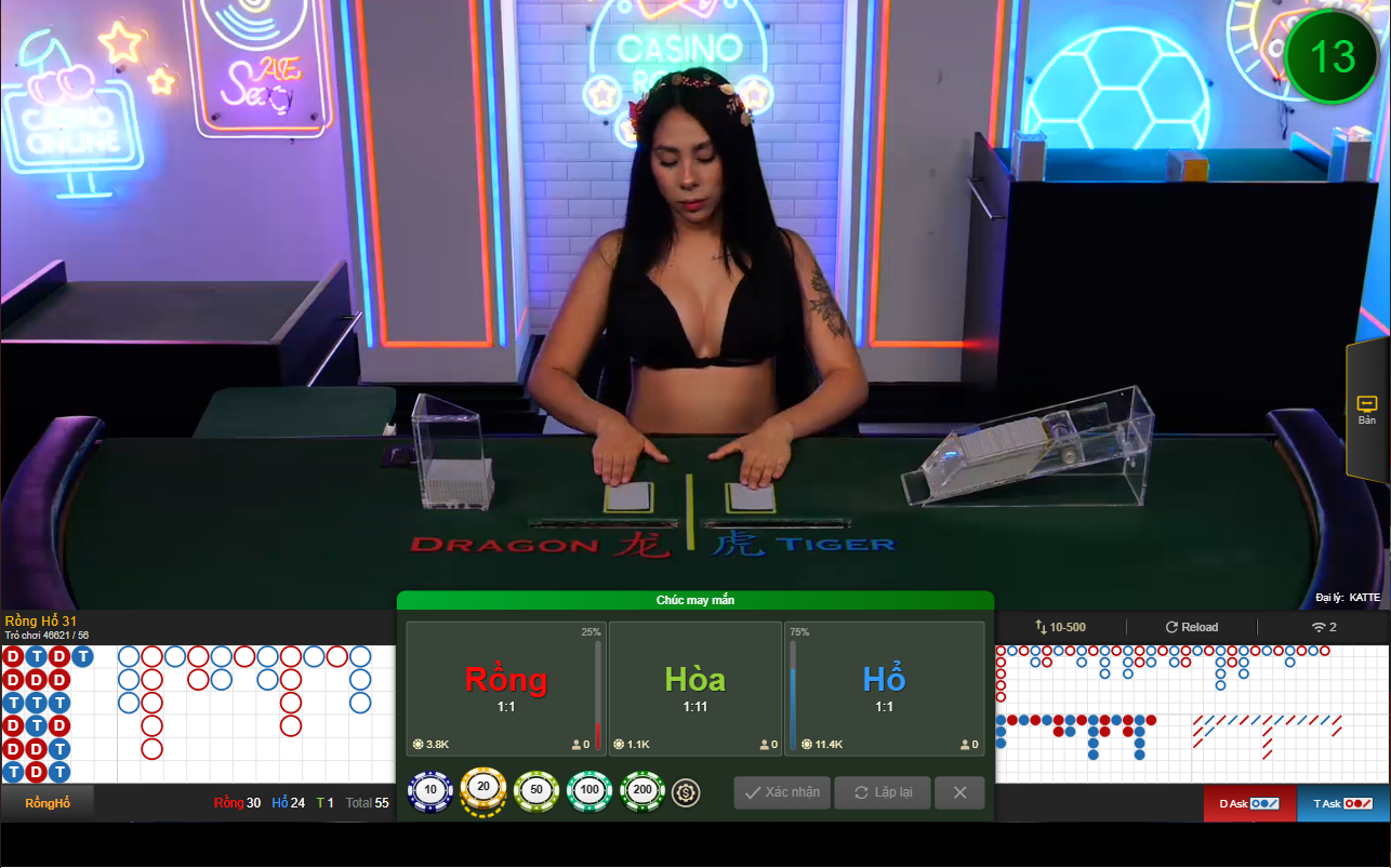 Rồng Hổ OKKING – Cá cược nhanh, kịch tính, thưởng hấp dẫn 2 Luật chơi và cách tính điểm trong Rồng Hổ OKKING